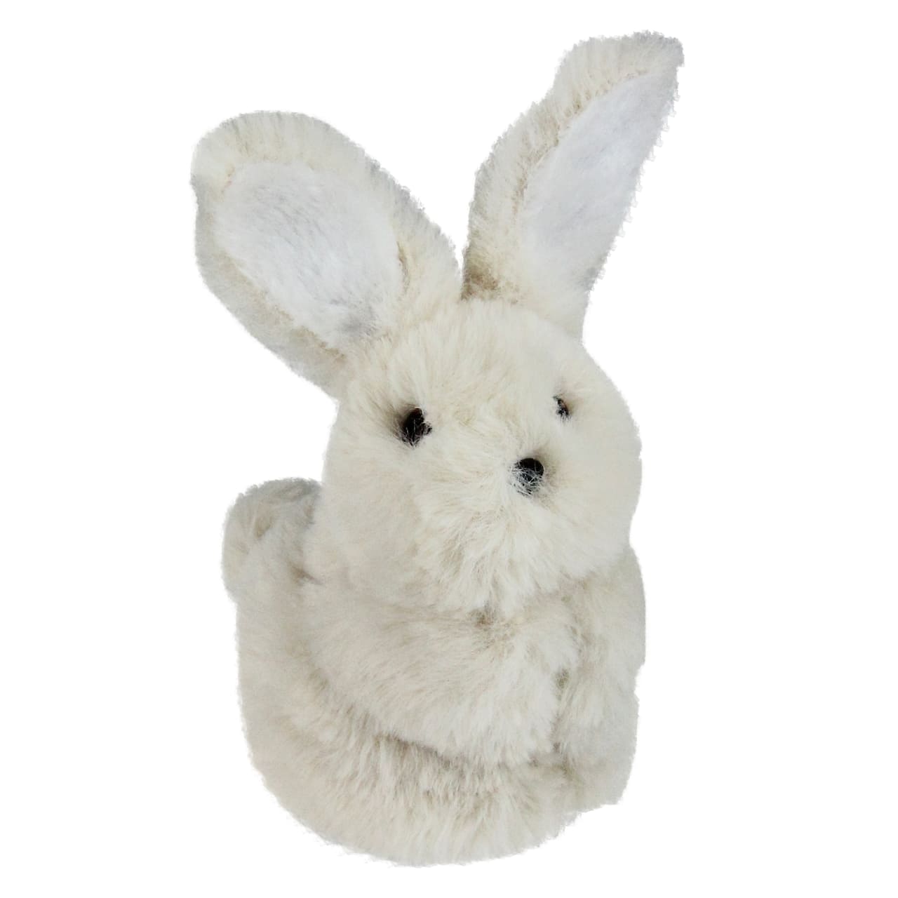 5&#x22; Beige Plush Standing Easter Bunny Figure